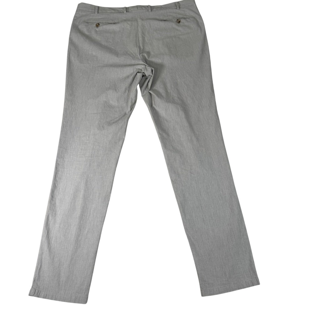 Canali Mens Gray Stretch Pants‎ Regular Fit Italy Quiet Luxury Designer 40x33 - Picture 4 of 11